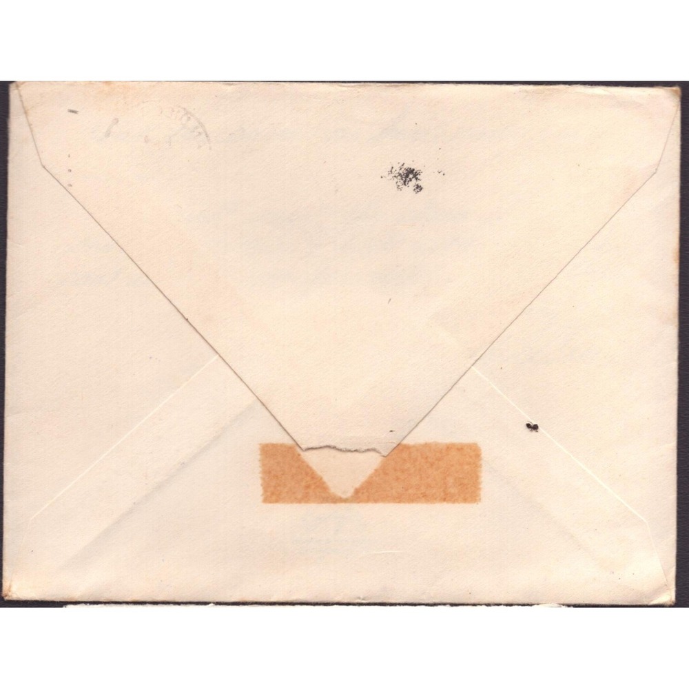 1966 Air Mail Cover San Diego CA to Sarasota FL 5c Washington Coil Pair - Picture 2 of 2